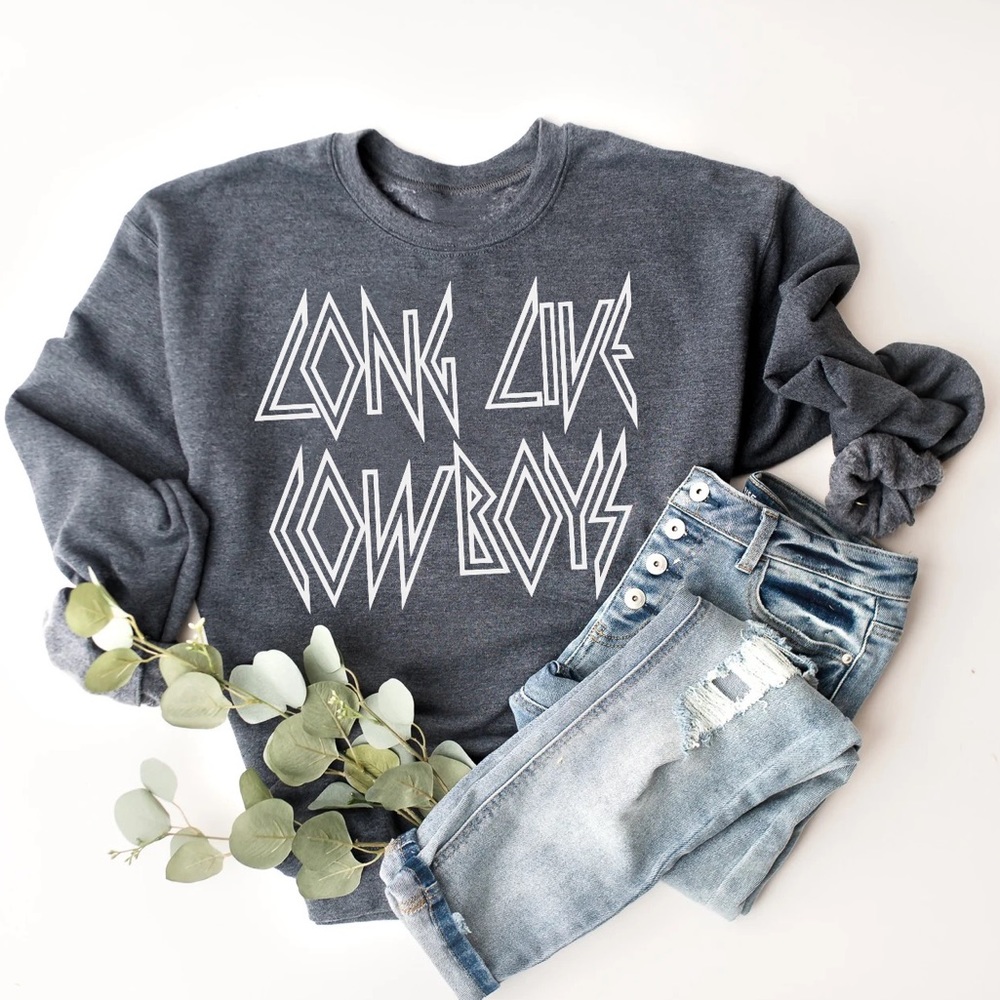 “Long Live Cowboys” Crewneck